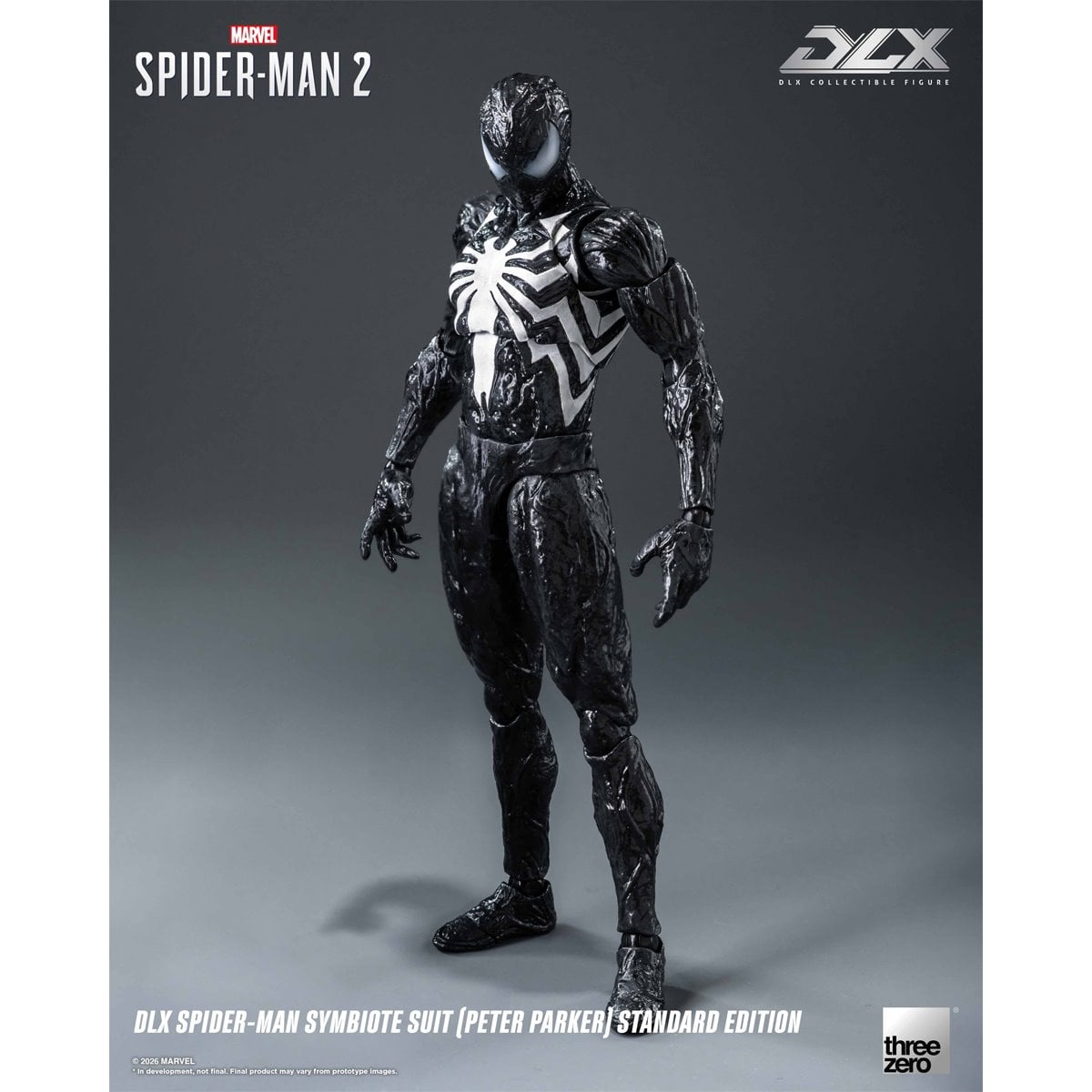 Marvel's Spider-Man 2: Spider-Man Symbiote Suit Peter Parker Standard Edition DLX Action Figure