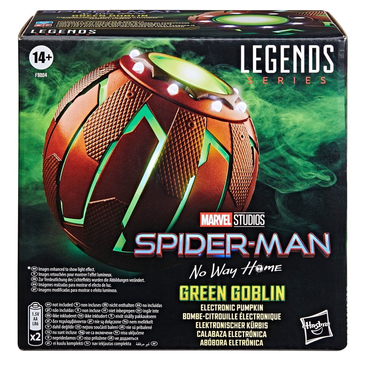 Marvel Legends Spider-Man: No Way Home Green Goblin Electronic Pumpkin Prop Replica
