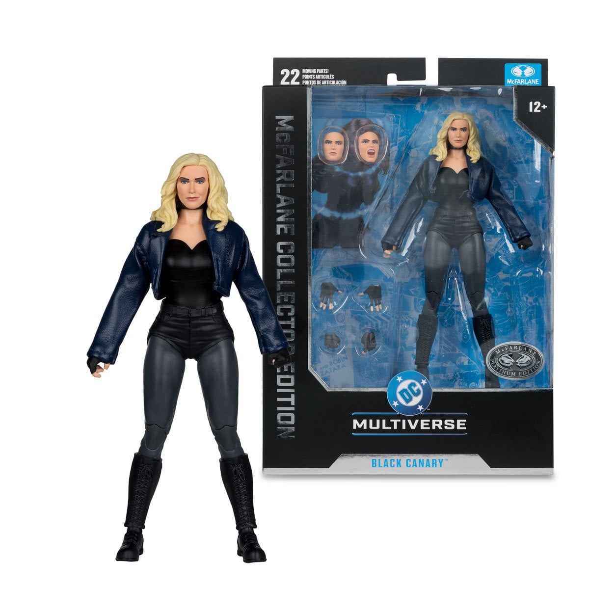 McFarlane DC Multiverse Collector Edition Wave 14 Black Canary DC Rebirth (Platinum Edition Chase) Action Figure