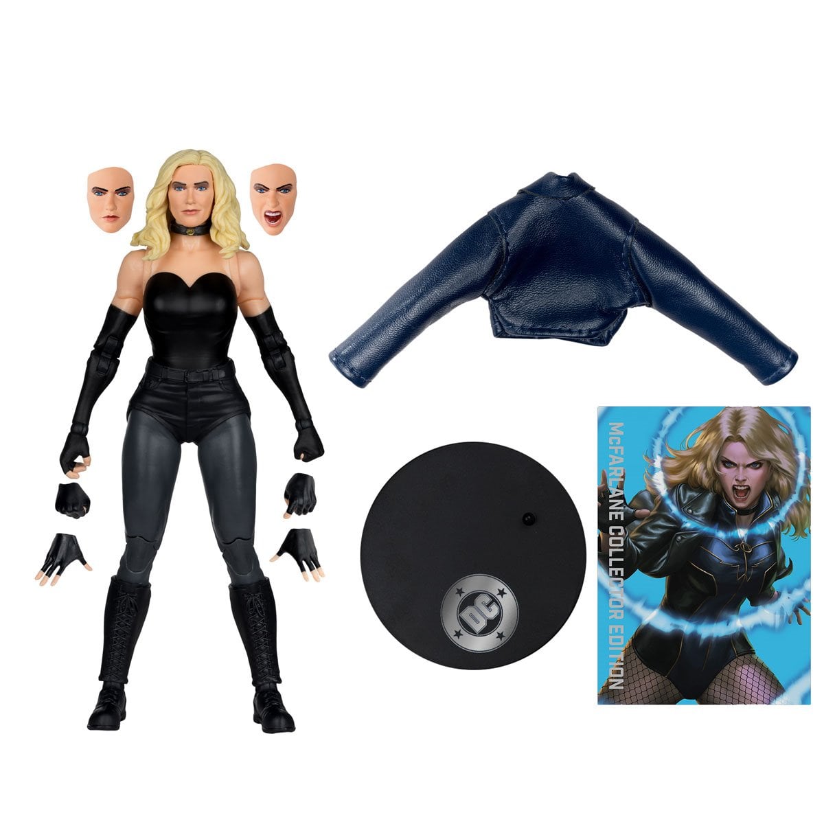 McFarlane DC Multiverse Collector Edition Wave 14 Black Canary DC Rebirth (Platinum Edition Chase) Action Figure