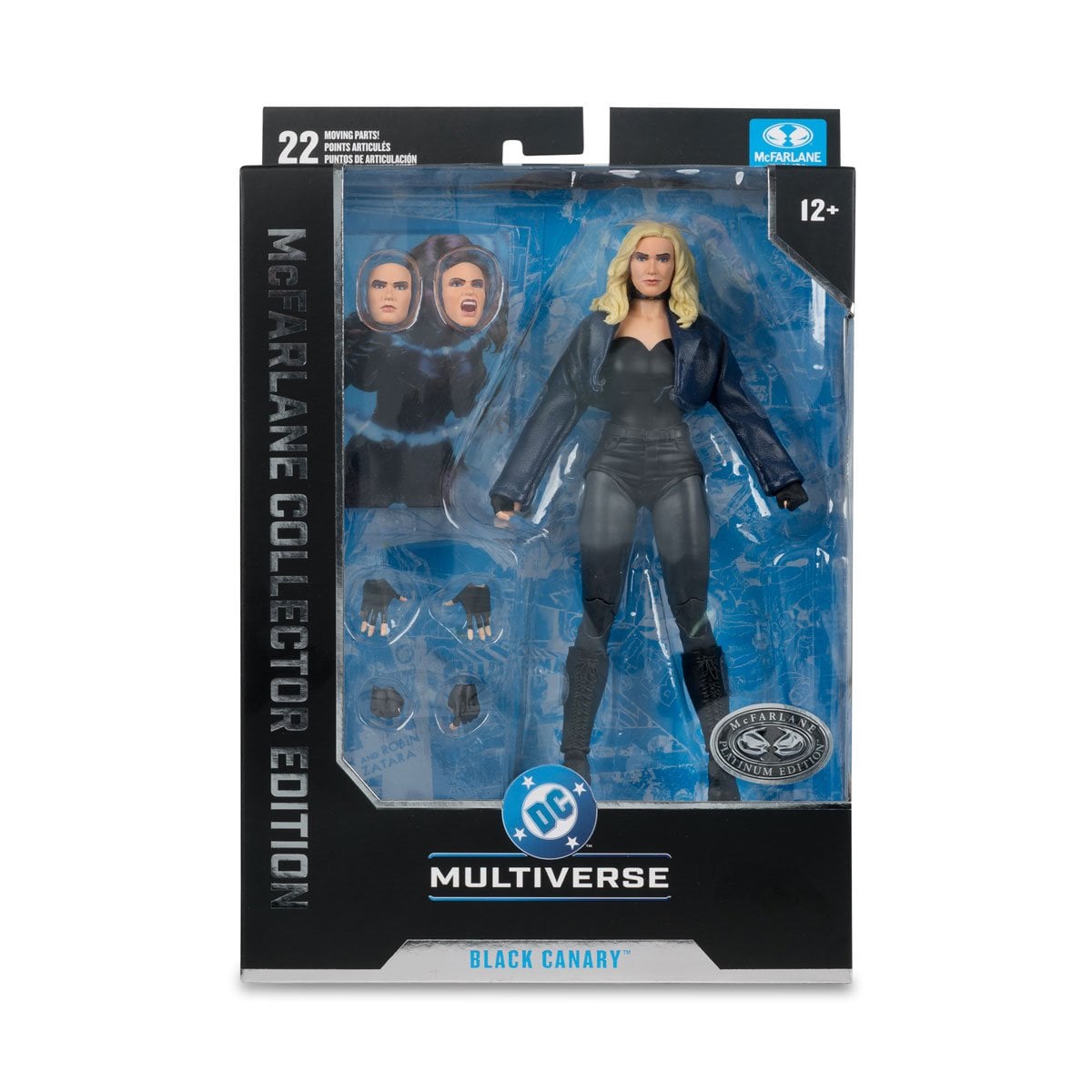 McFarlane DC Multiverse Collector Edition Wave 14 Black Canary DC Rebirth (Platinum Edition Chase) Action Figure