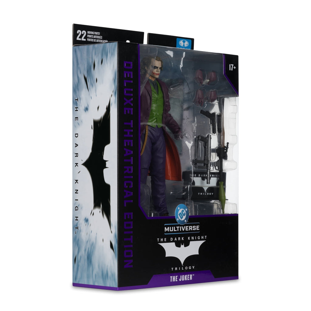 McFarlane DC Multiverse Joker (The Dark Knight) Deluxe Theatrical Edition Action Figure