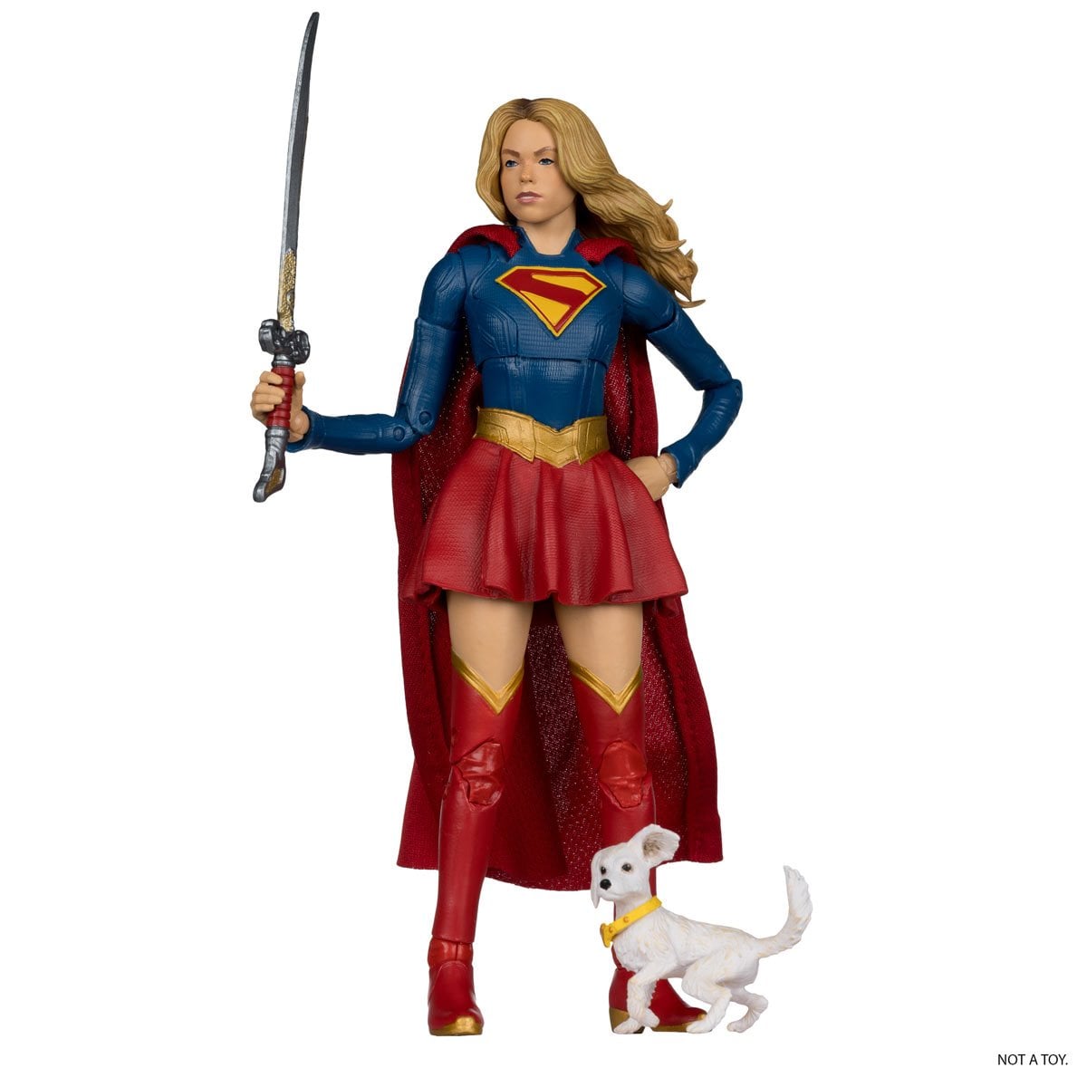 McFarlane DC Multiverse Deluxe Theatrical Edition Wave 4 Supergirl Movie Supergirl and Baby Krypto 7-Inch Scale Action Figure