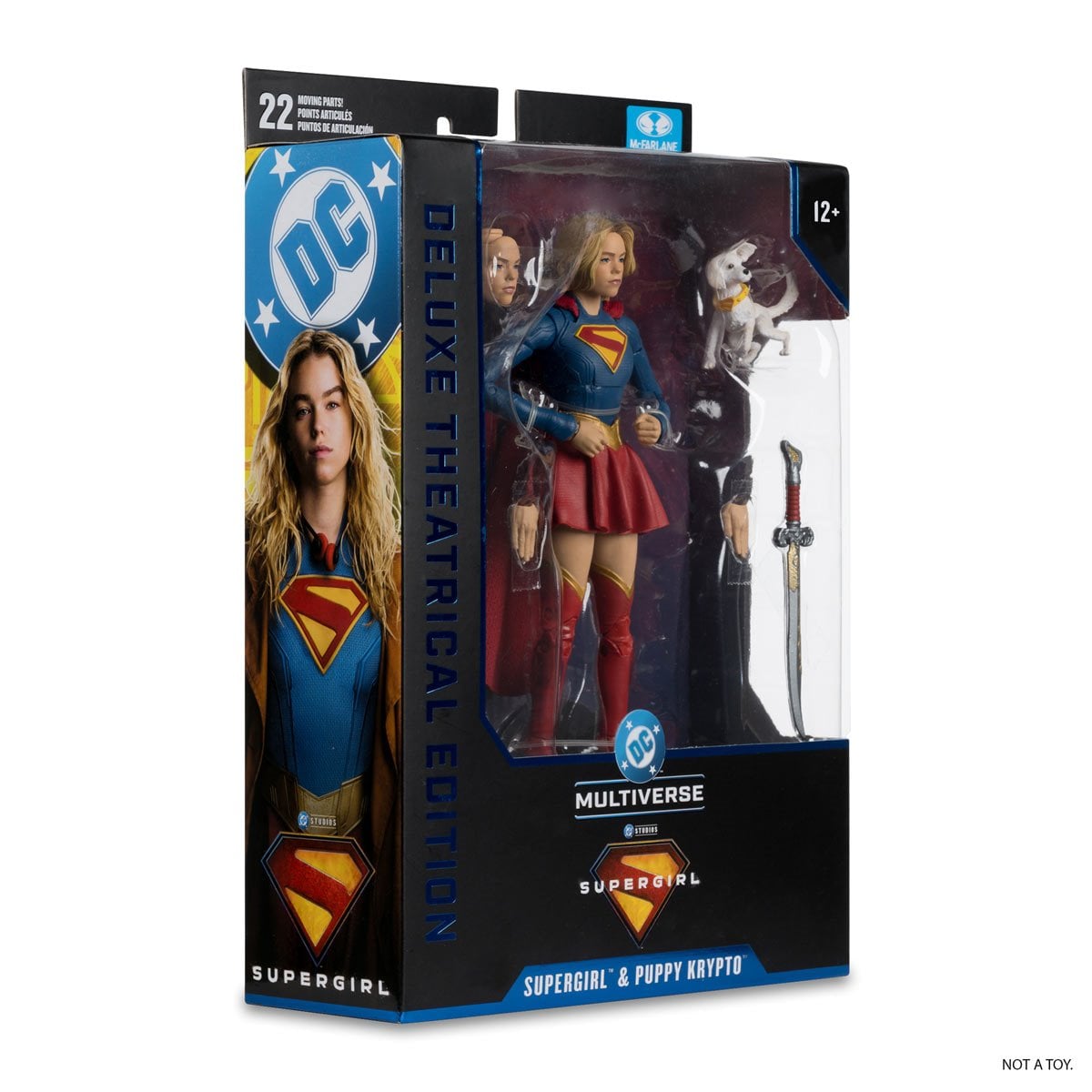 McFarlane DC Multiverse Deluxe Theatrical Edition Wave 4 Supergirl Movie Supergirl and Baby Krypto 7-Inch Scale Action Figure