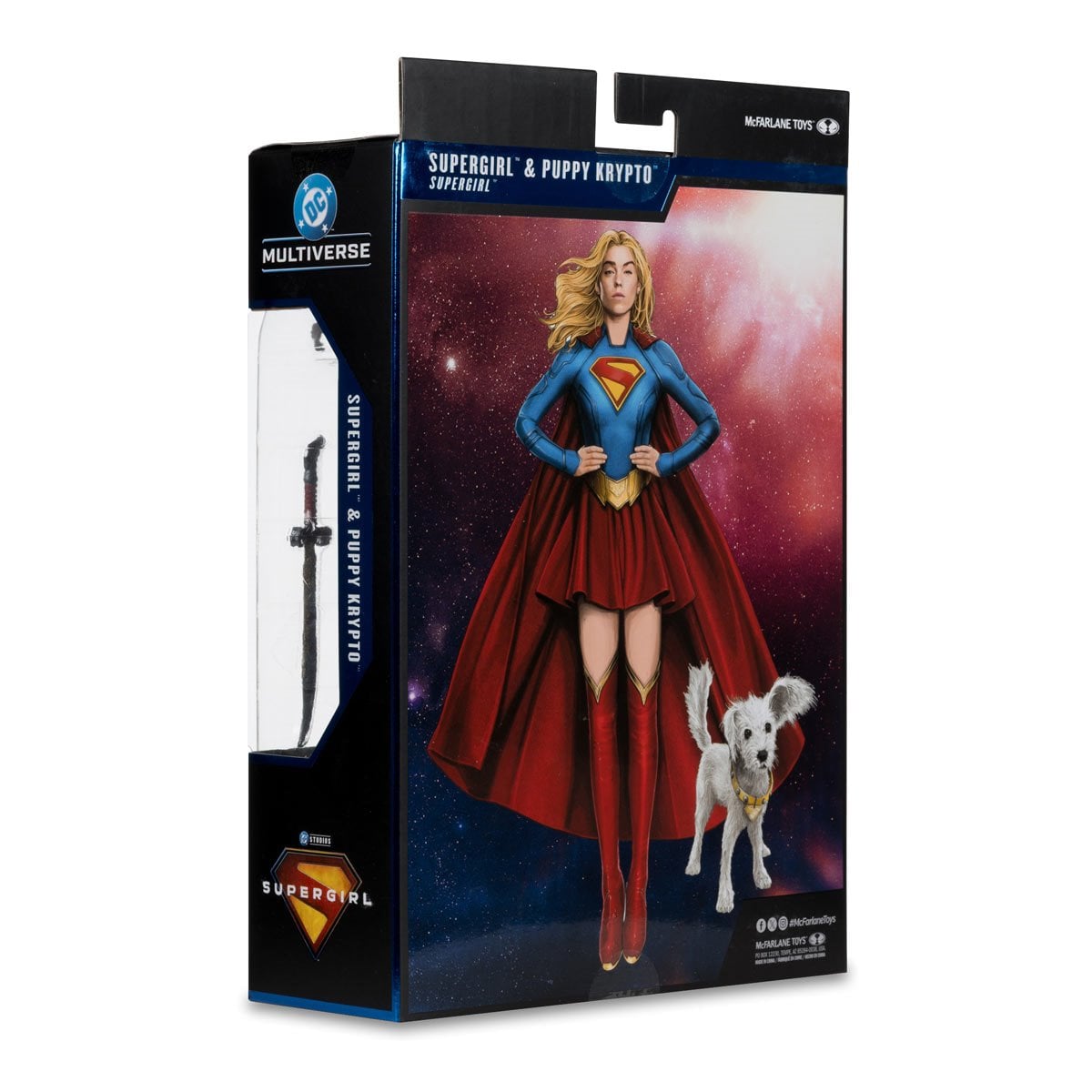 McFarlane DC Multiverse Deluxe Theatrical Edition Wave 4 Supergirl Movie Supergirl and Baby Krypto 7-Inch Scale Action Figure