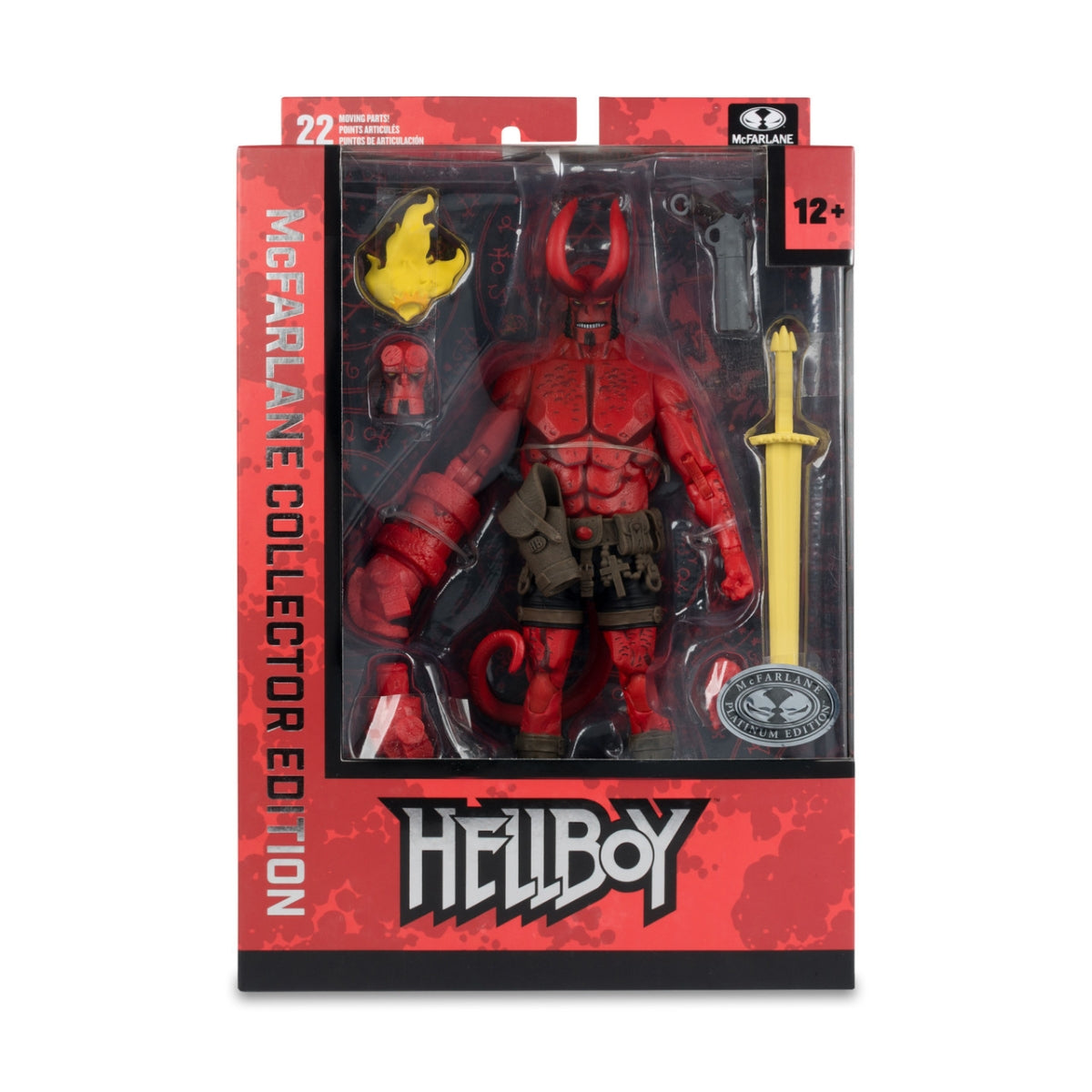 McFarlane Collector Edition Hellboy #60 (Platinum Edition Chase) 7-Inch Scale Action Figure