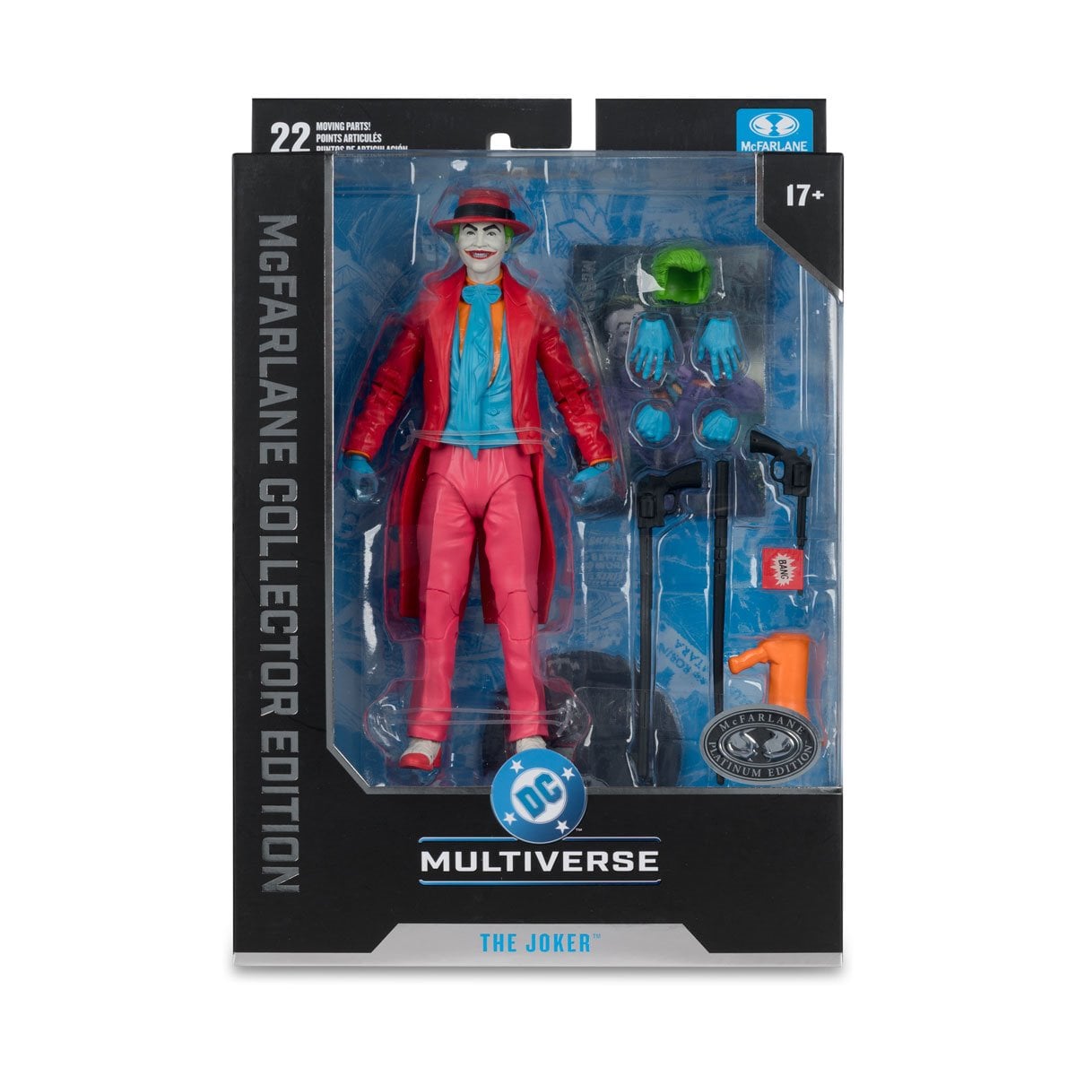 McFarlane DC Multiverse Collector Edition Wave 14 The Joker (Platinum Edition Chase) Action Figure