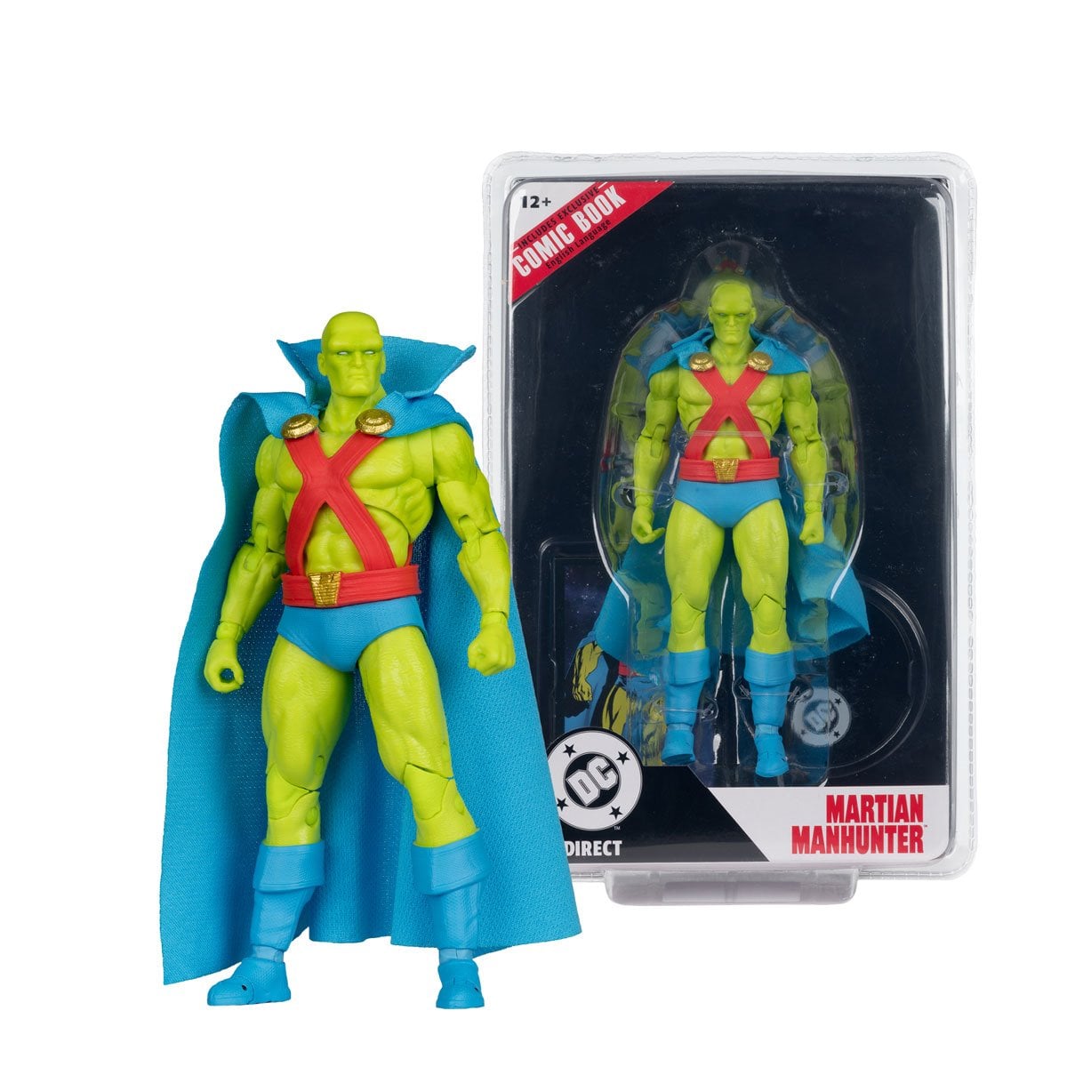 McFarlane DC Direct Page Punchers Wave 12 Martian Manhunter (Justice League #77) Action Figure with Comic