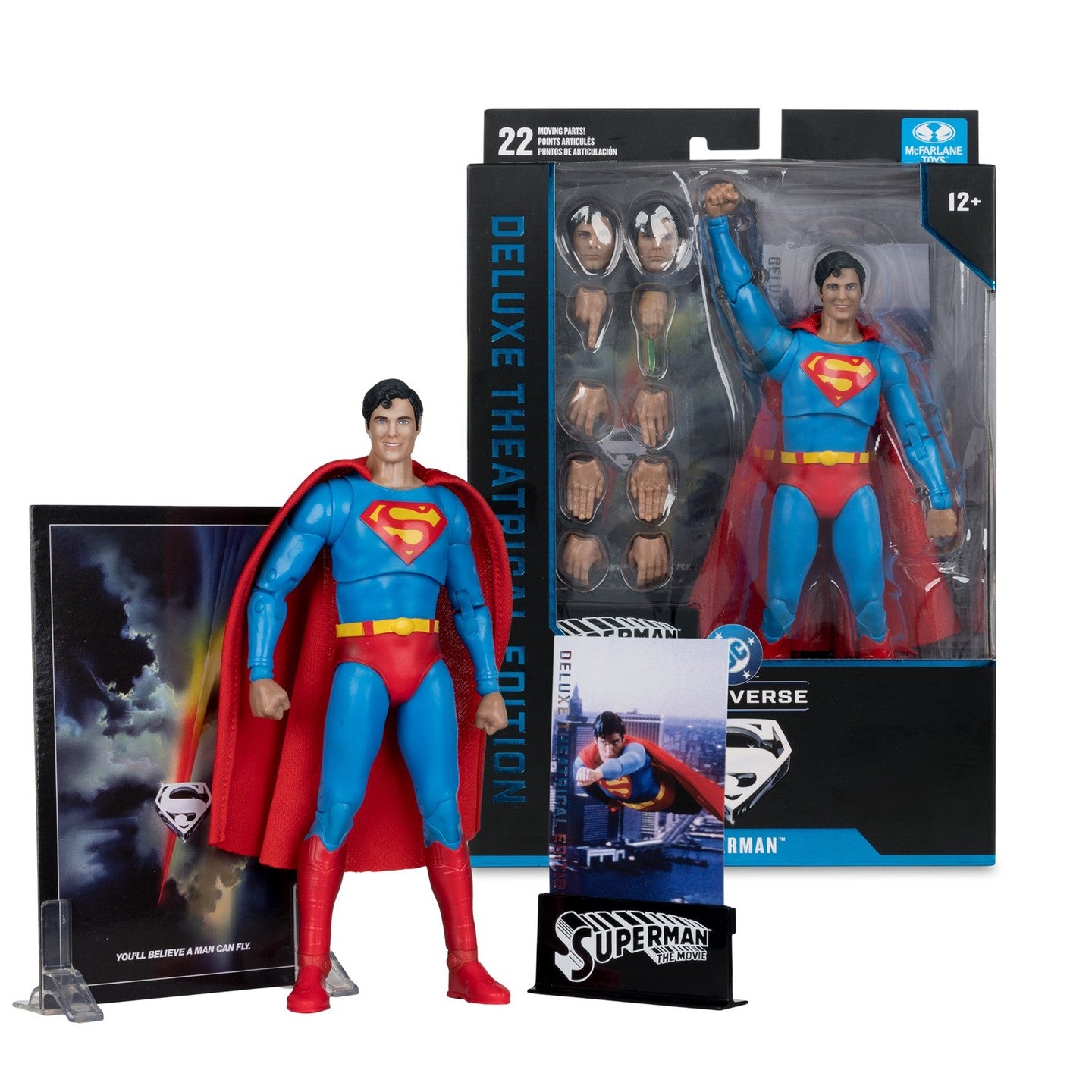 McFarlane DC Multiverse Superman (Superman: The Movie) Deluxe Theatrical Edition Action Figure