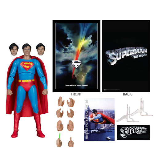 McFarlane DC Multiverse Superman (Superman: The Movie) Deluxe Theatrical Edition Action Figure