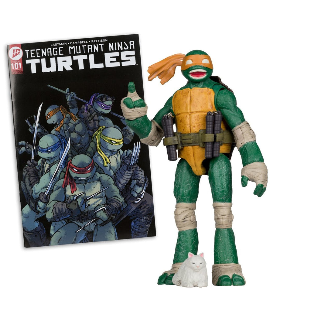 McFarlane Teenage Mutant Ninja Turtles Page Punchers Wave 2 Michelangelo 5-Inch Scale Action Figure with Comic