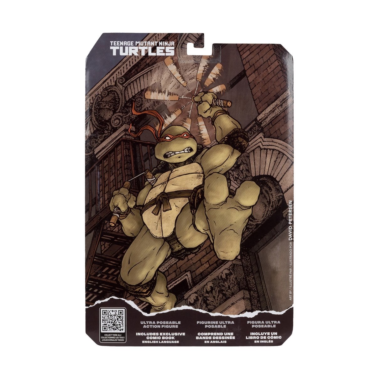 McFarlane Teenage Mutant Ninja Turtles Page Punchers Wave 2 Michelangelo 5-Inch Scale Action Figure with Comic