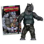 McFarlane Teenage Mutant Ninja Turtles Page Punchers Wave 2 Rocksteady 5-Inch Scale Action Figure with Comic