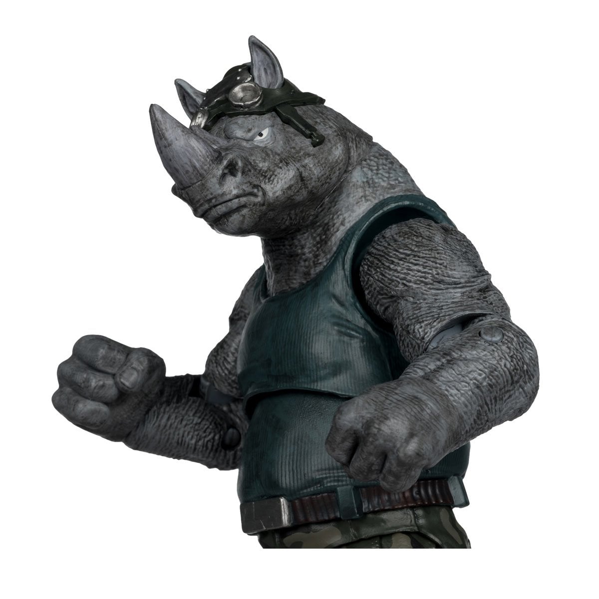 McFarlane Teenage Mutant Ninja Turtles Page Punchers Wave 2 Rocksteady 5-Inch Scale Action Figure with Comic