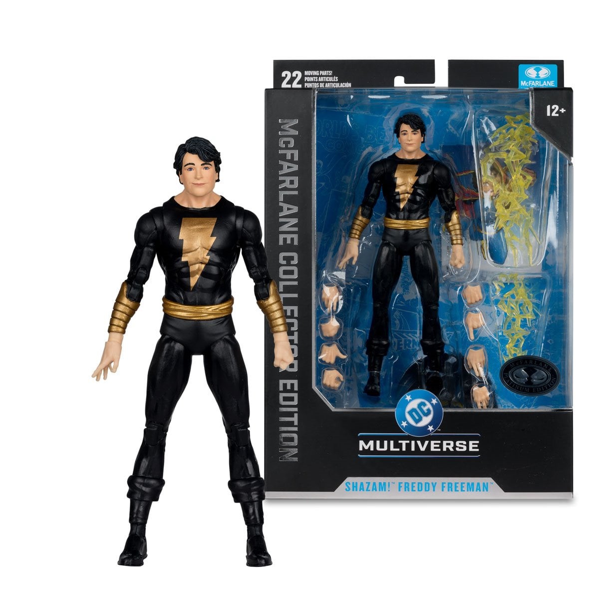 McFarlane DC Multiverse Collector Edition Wave 14 Shazam! Freddy Freeman (Platinum Edition Chase) Action Figure
