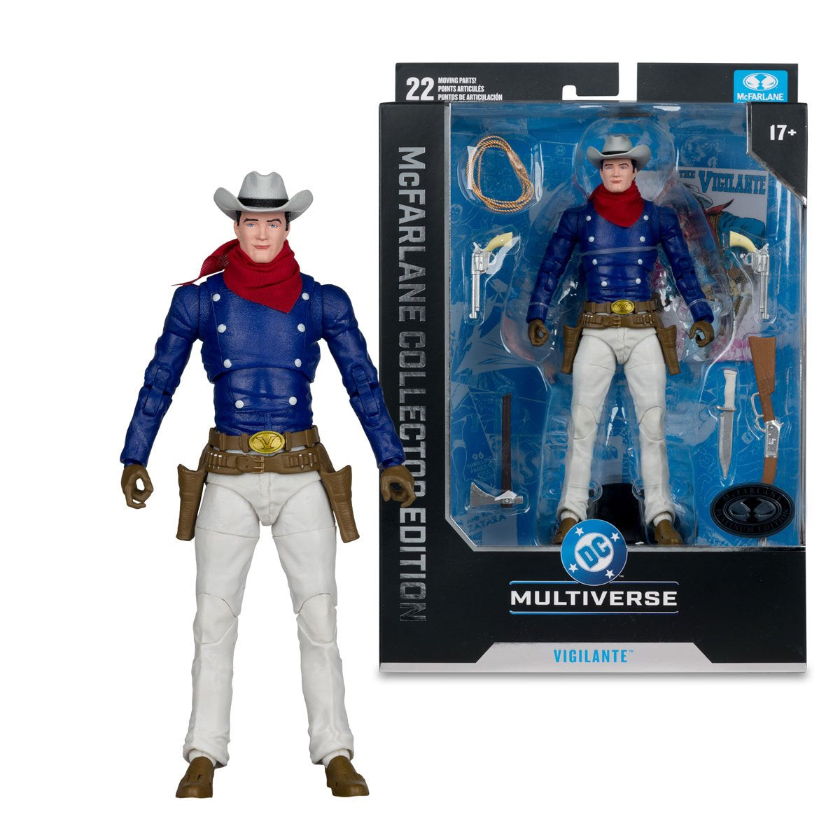 McFarlane DC Multiverse Collector Edition Wave 14 Vigilante (Platinum Edition Chase) Action Figure