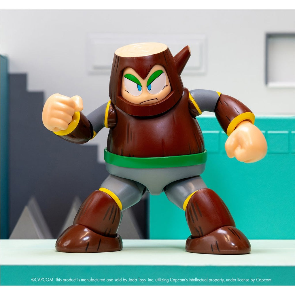 Jada Toys Mega Man Wood Man Deluxe 1:12 Scale Action Figure