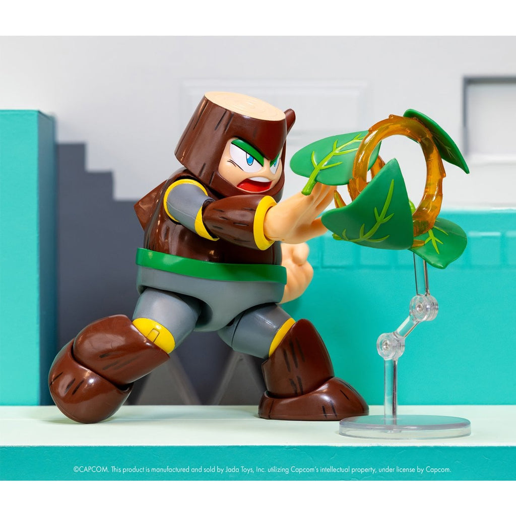 Jada Toys Mega Man Wood Man Deluxe 1:12 Scale Action Figure