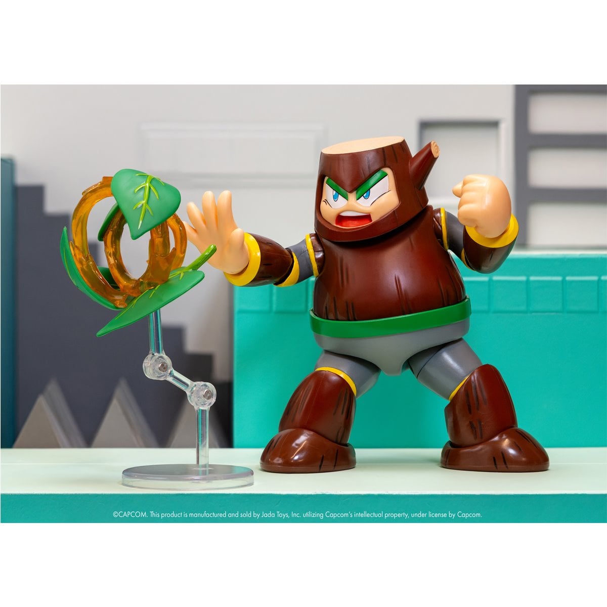 Jada Toys Mega Man Wood Man Deluxe 1:12 Scale Action Figure
