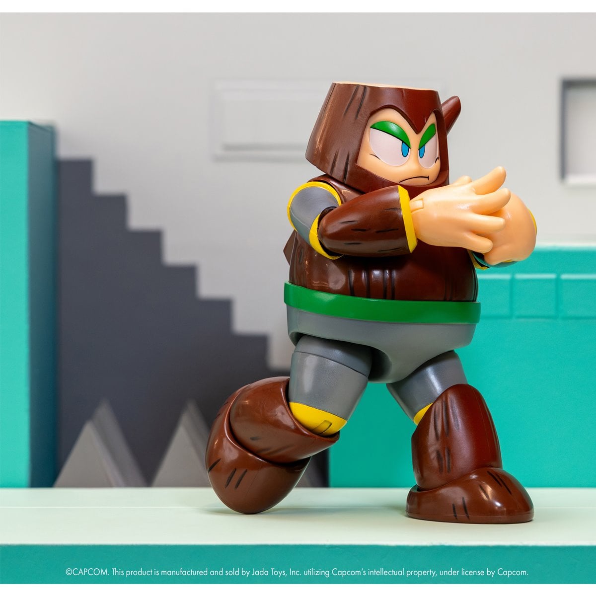 Jada Toys Mega Man Wood Man Deluxe 1:12 Scale Action Figure