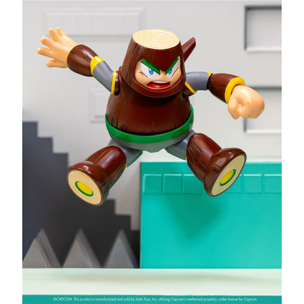 Jada Toys Mega Man Wood Man Deluxe 1:12 Scale Action Figure