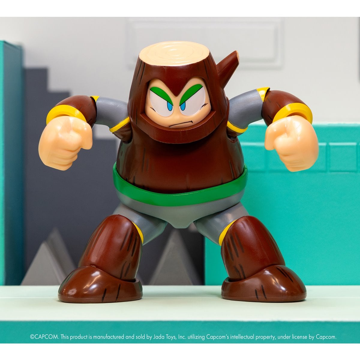 Jada Toys Mega Man Wood Man Deluxe 1:12 Scale Action Figure