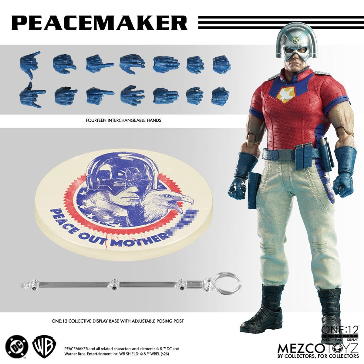 Mezco Peacemaker One:12 Collective Action Figure