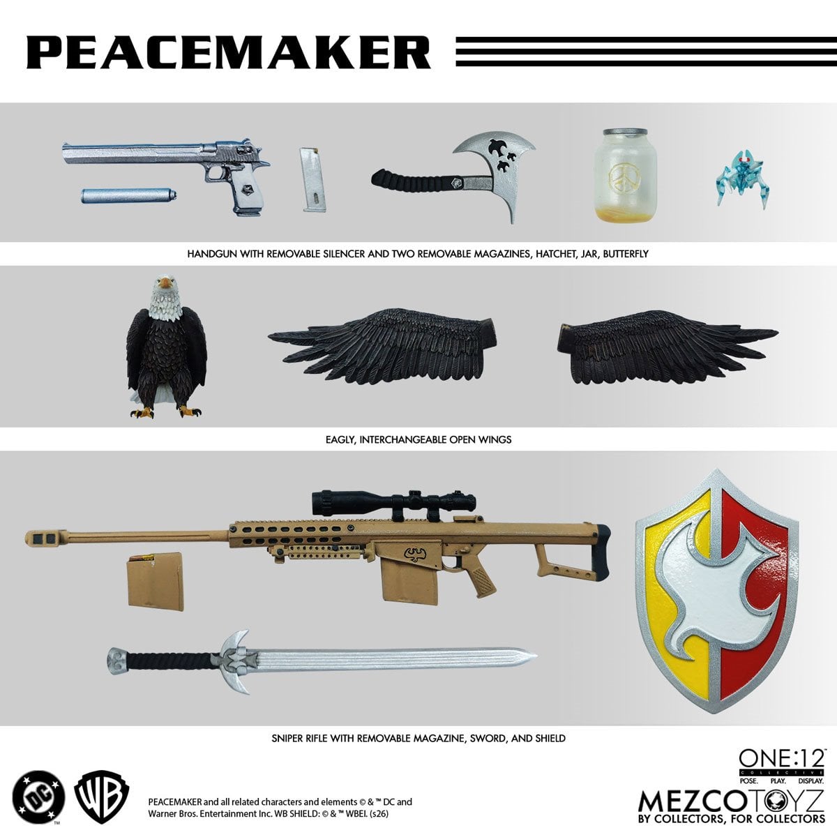 Mezco Peacemaker One:12 Collective Action Figure