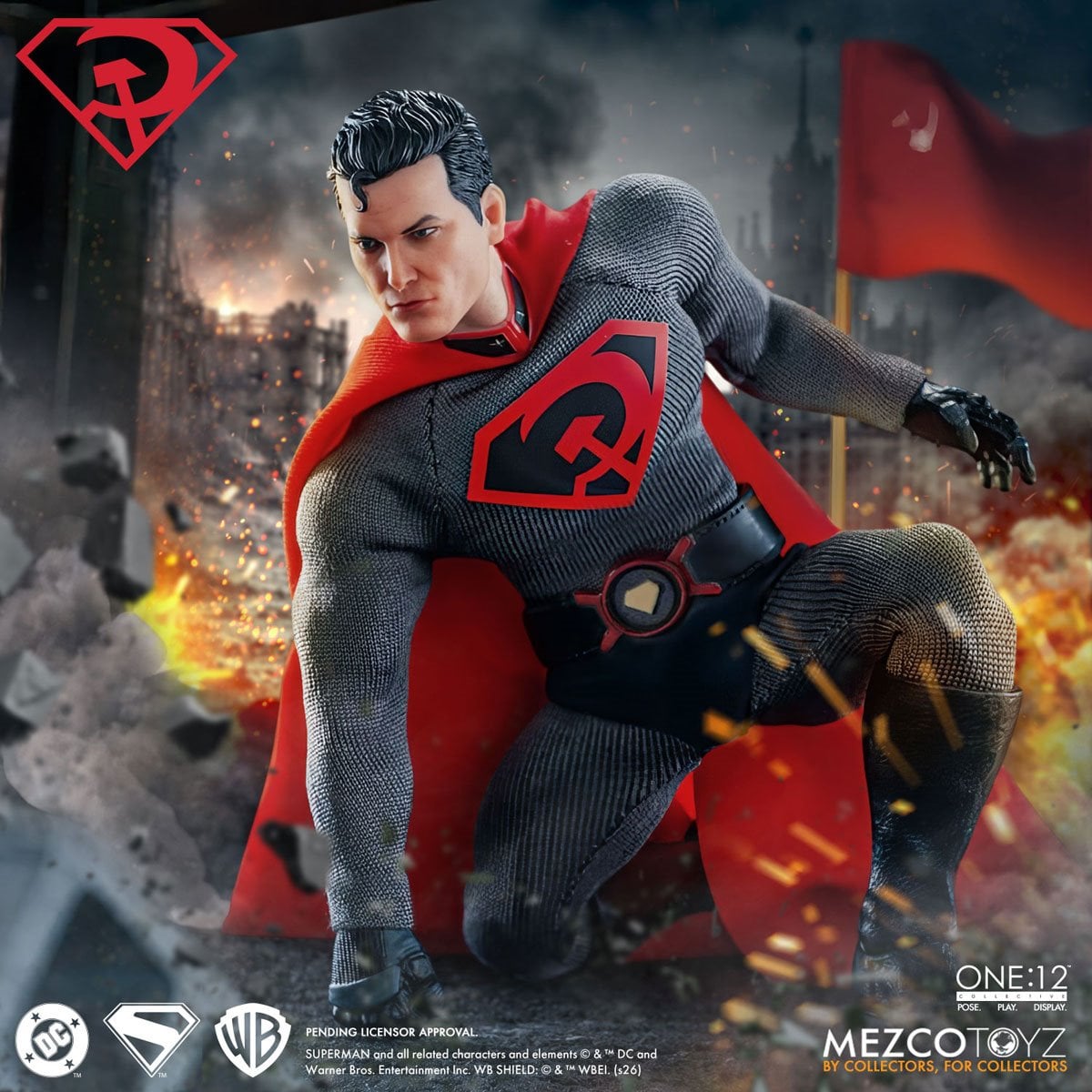 Mezco Superman: Red Son Edition One:12 Collective Action Figure