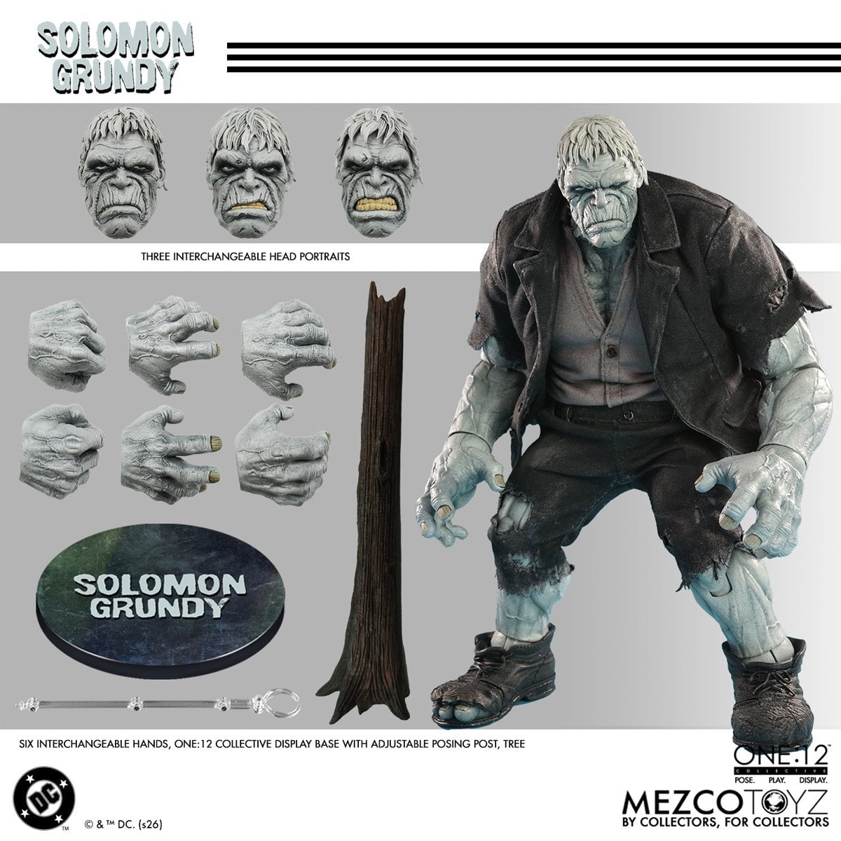 Mezco DC Comics Solomon Grundy One:12 Collective Action Figure