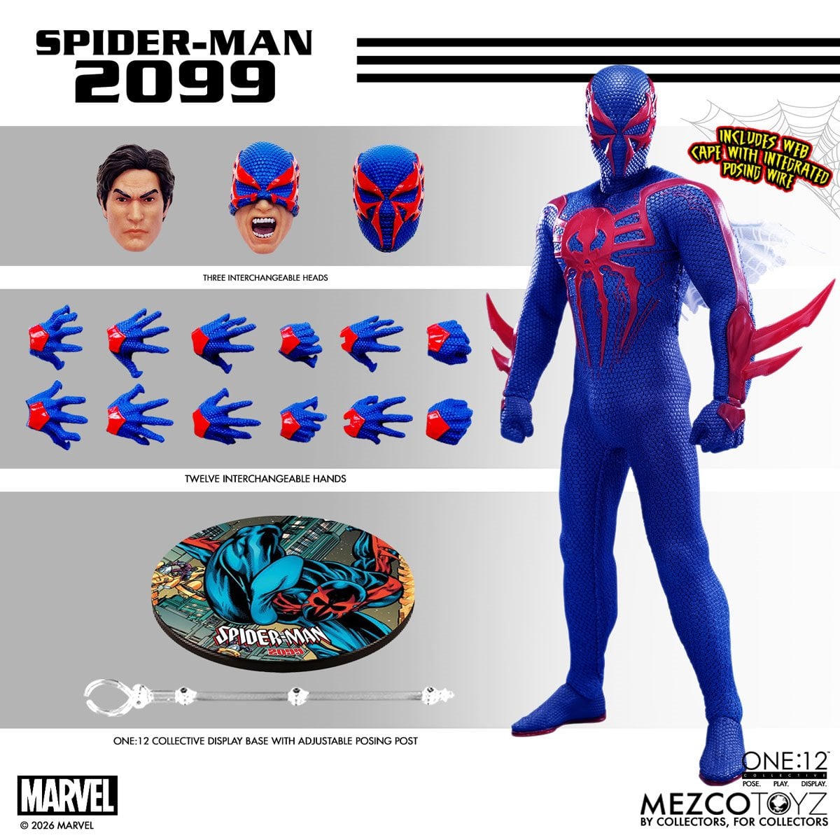 Mezco Spider-Man 2099 One:12 Collective Action Figure