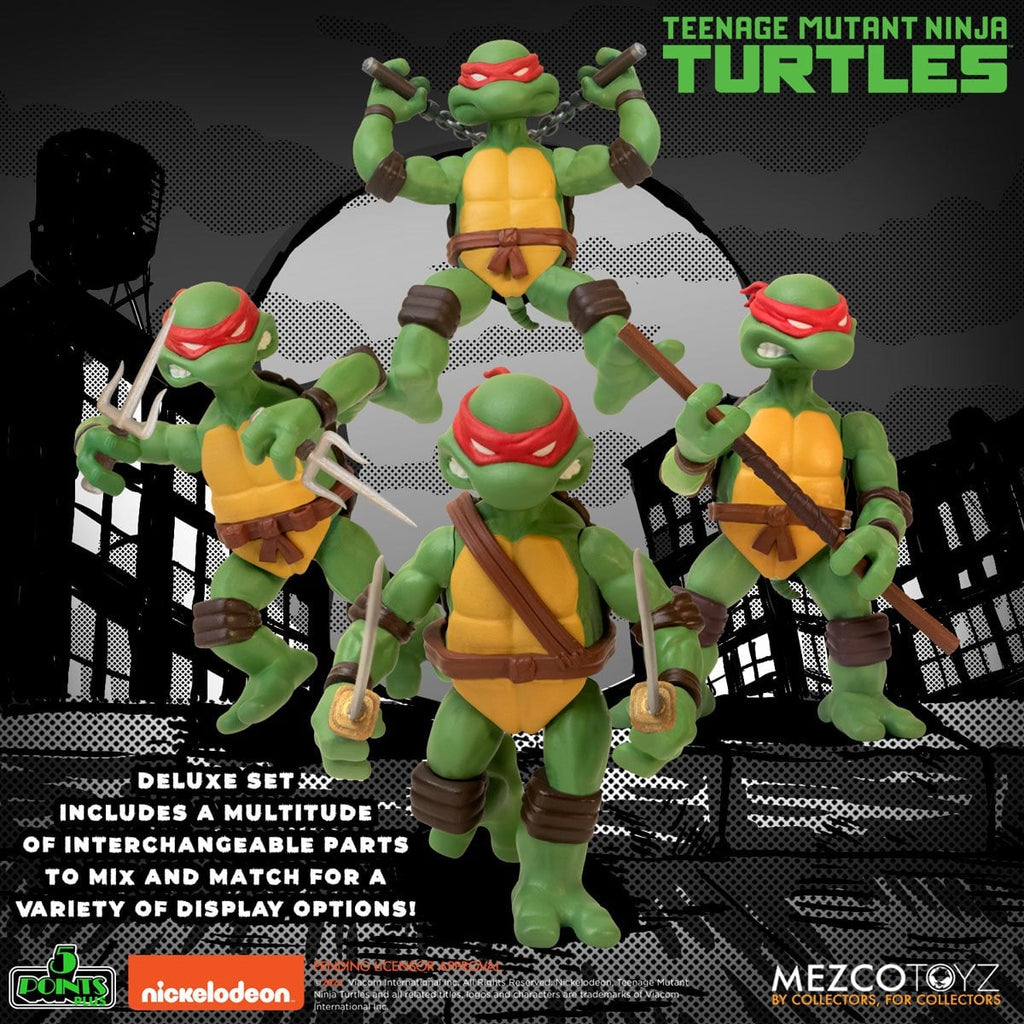 Mezco Teenage Mutant Ninja Turtles 5 Points Deluxe Box Set