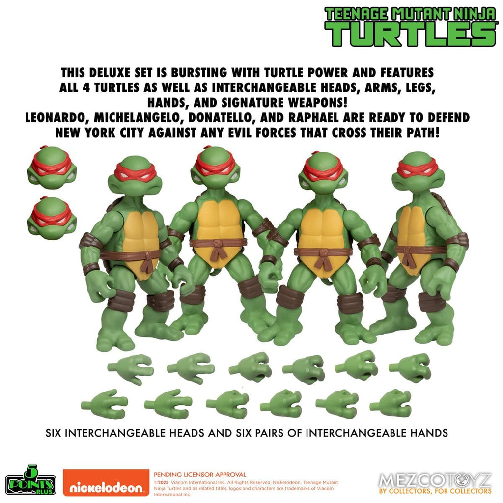 Mezco Teenage Mutant Ninja Turtles 5 Points Deluxe Box Set
