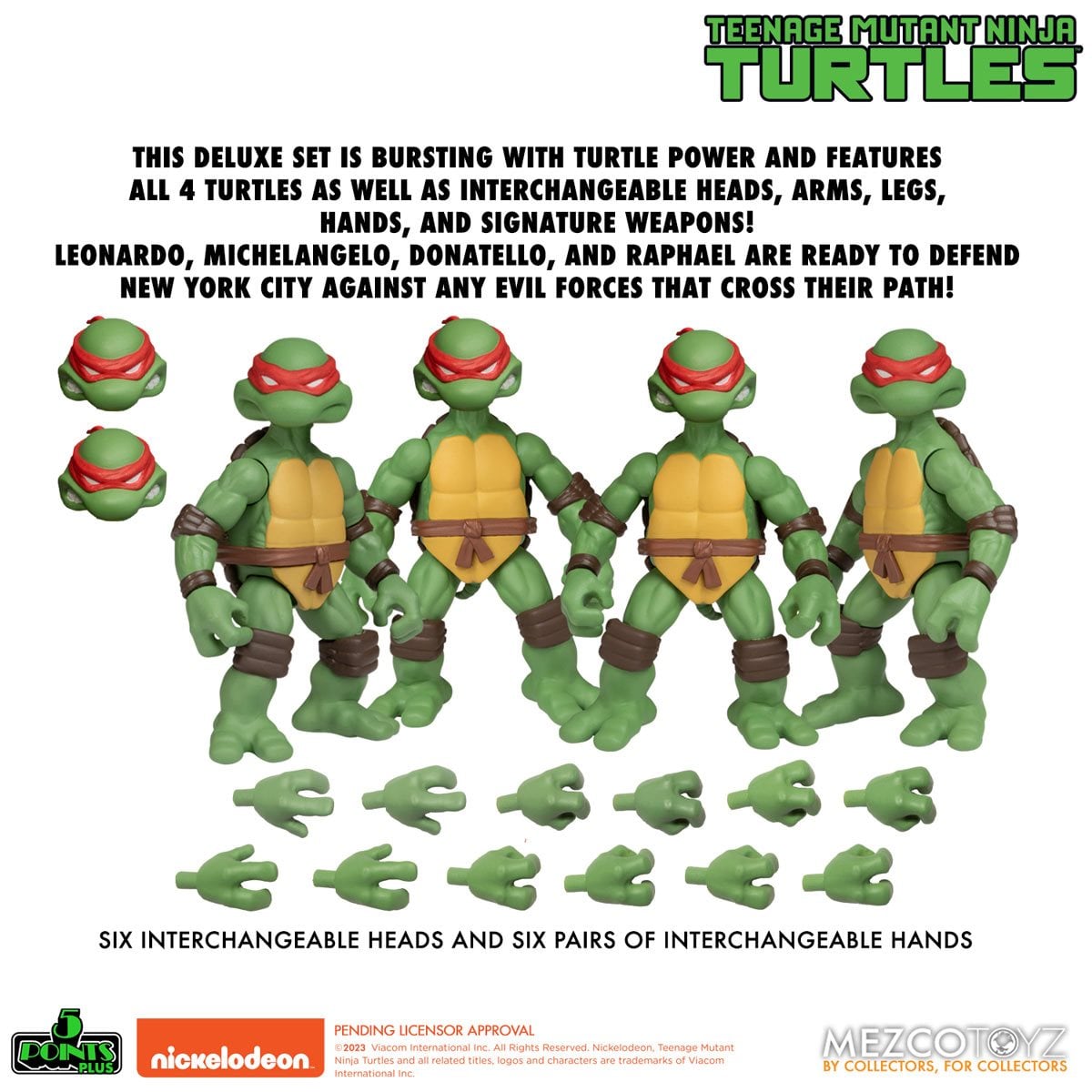 Mezco Teenage Mutant Ninja Turtles 5 Points Deluxe Box Set