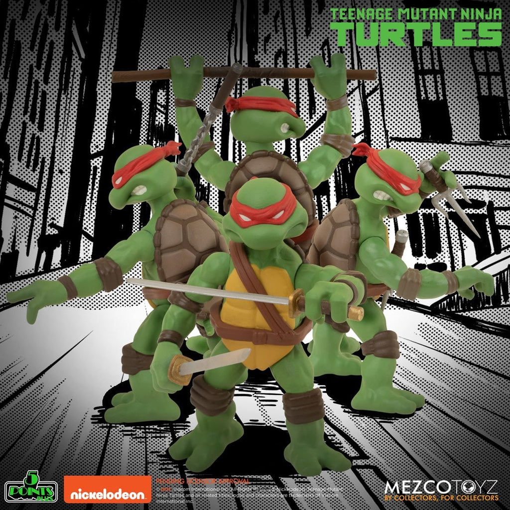 Mezco Teenage Mutant Ninja Turtles 5 Points Deluxe Box Set
