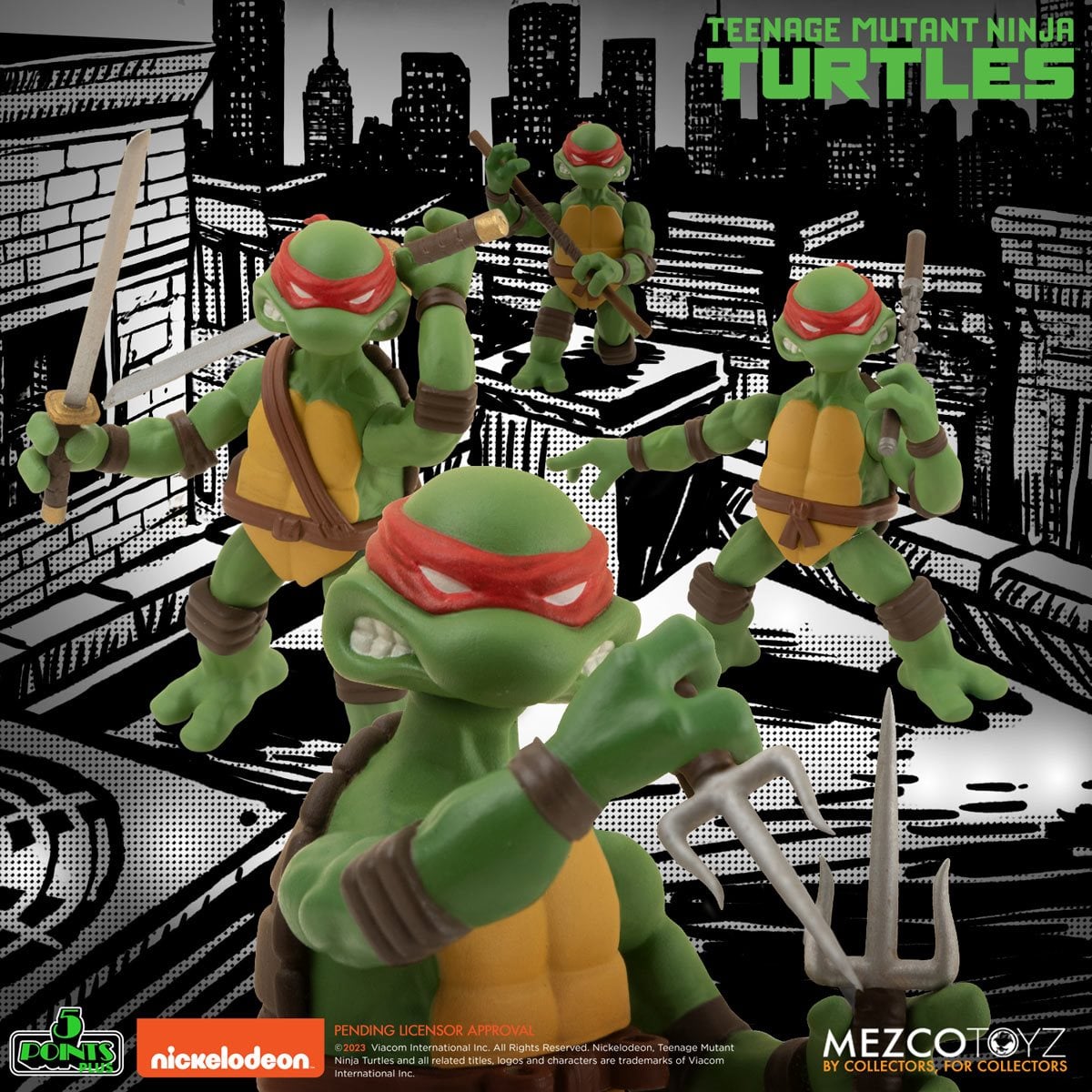 Mezco Teenage Mutant Ninja Turtles 5 Points Deluxe Box Set