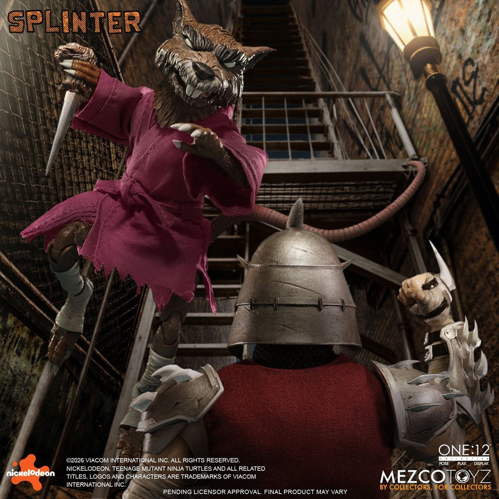 Mezco Teenage Mutant Ninja Turtles Master Splinter One:12 Collective Action Figure