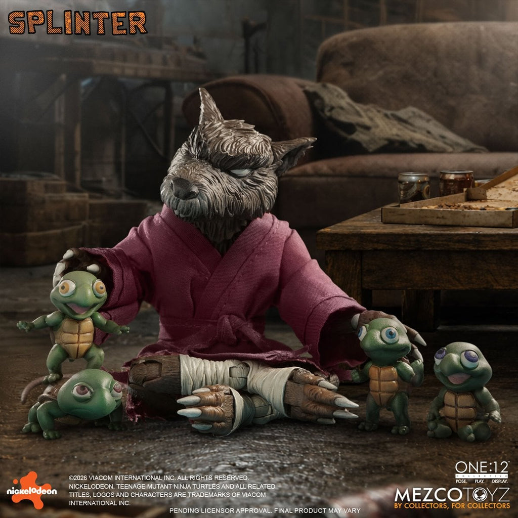 Mezco Teenage Mutant Ninja Turtles Master Splinter One:12 Collective Action Figure