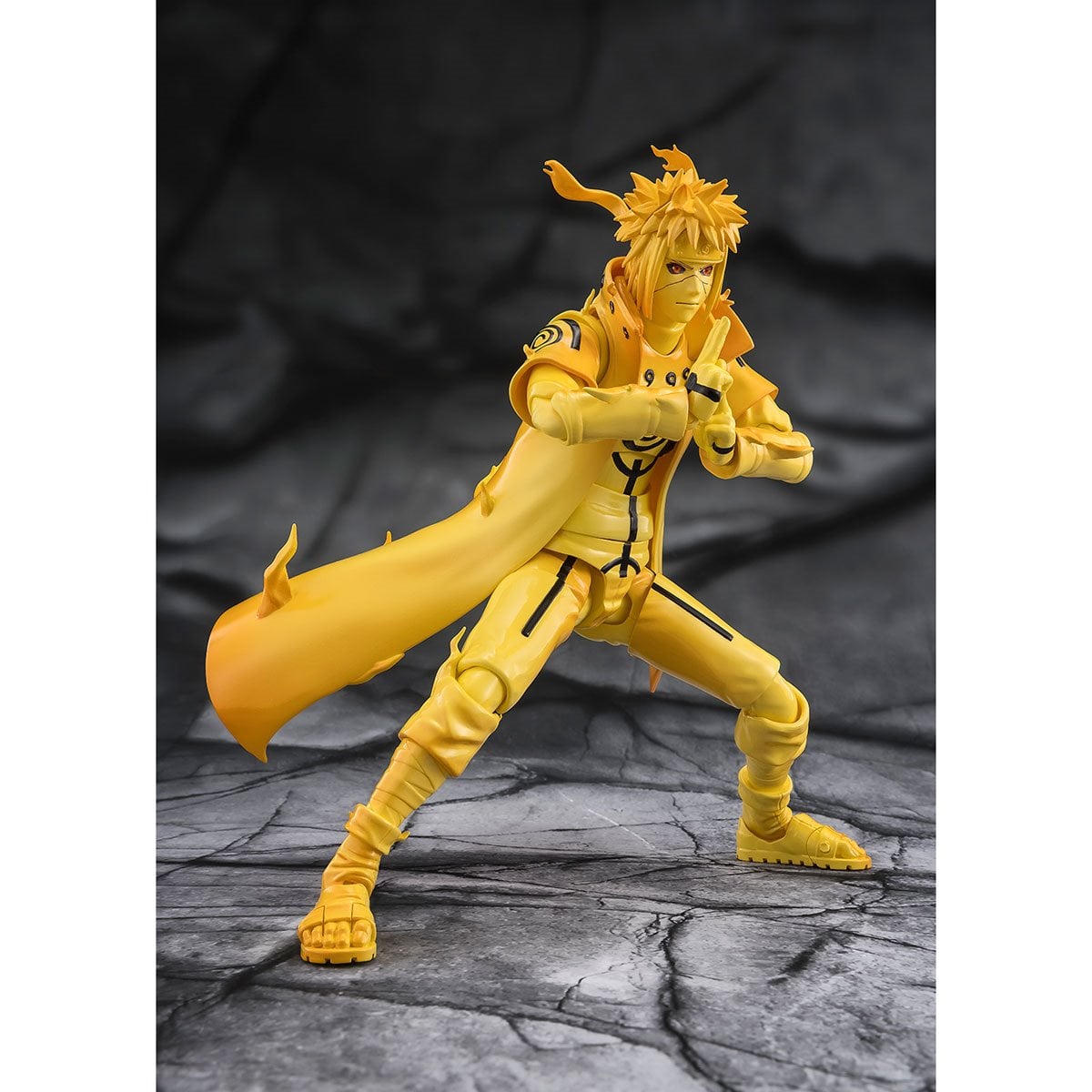 S.H.Figuarts Naruto Minato Namikaze Kurama Link Mode Bond of Light That Shatters Darkness Action Figure