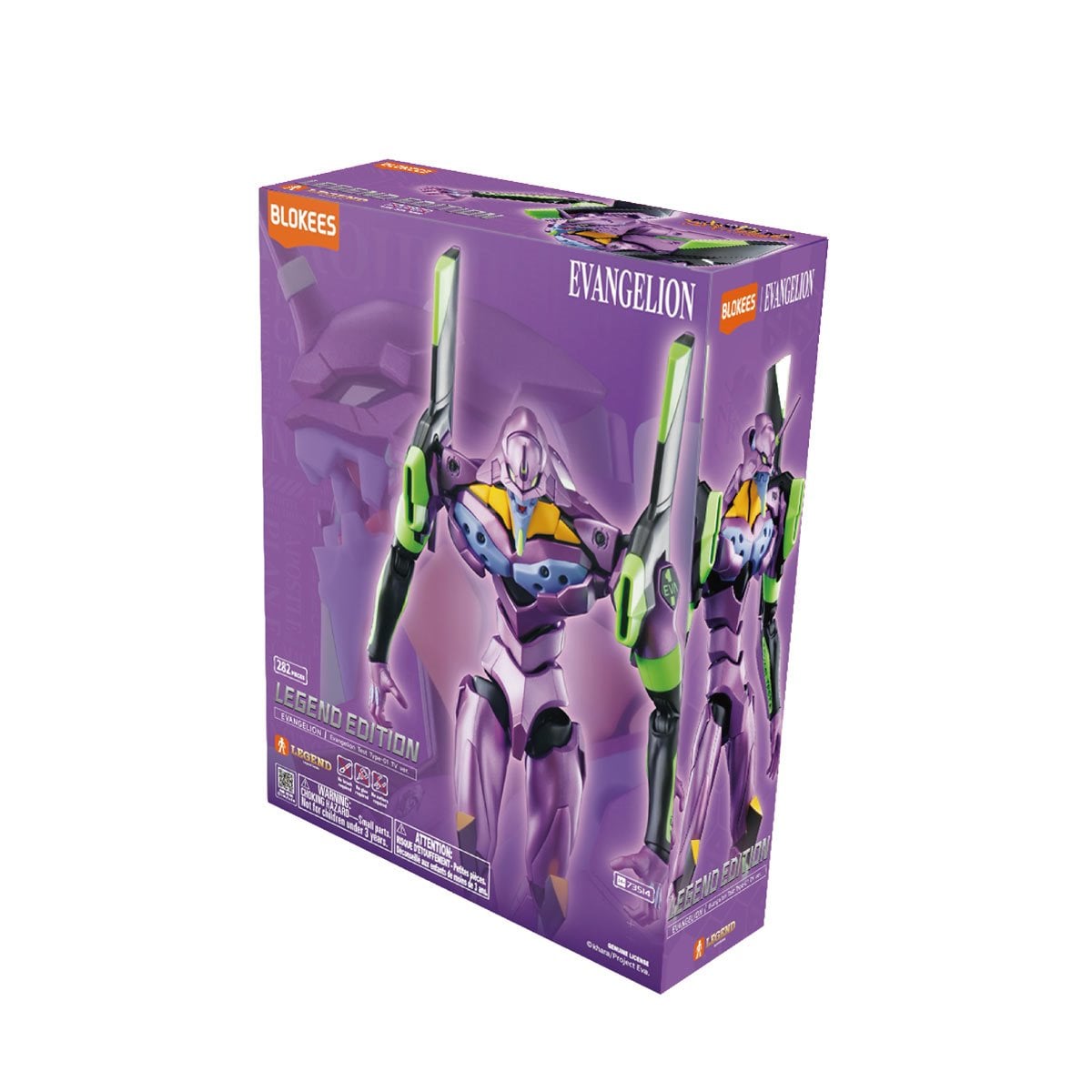 Blokees Neon Genesis Evangelion Test Type 01 TV version AE04 Action Edition Model Kit