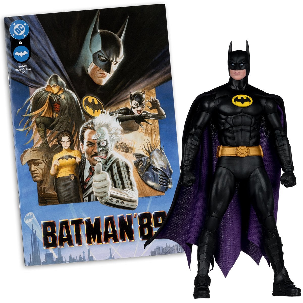 McFarlane Page Punchers W13 Batman 89 7-Inch Figure with Comic Book