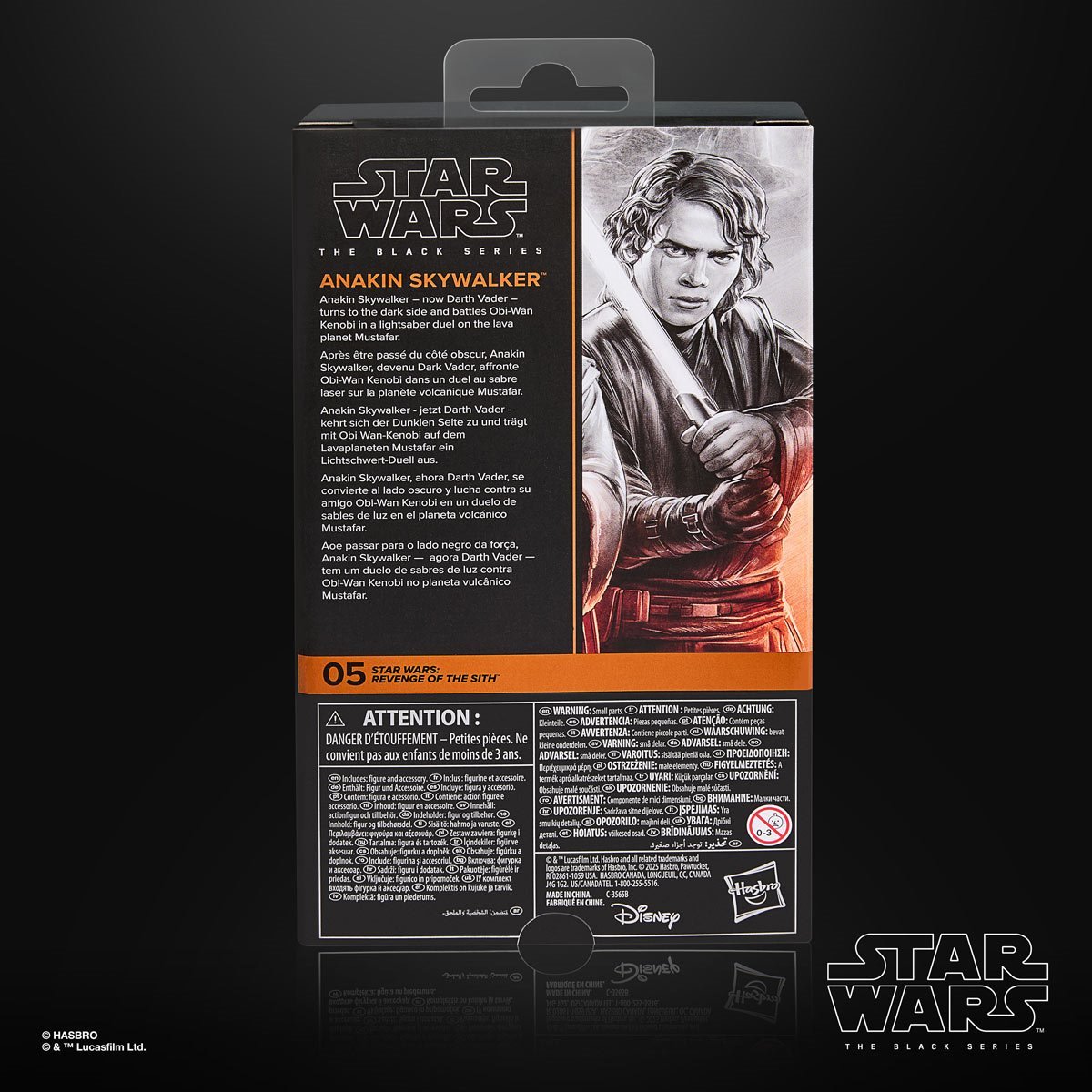 Star Wars The Black Series Anakin Skywalker (Revenge of the Sith) 6-Inch Action Figure
