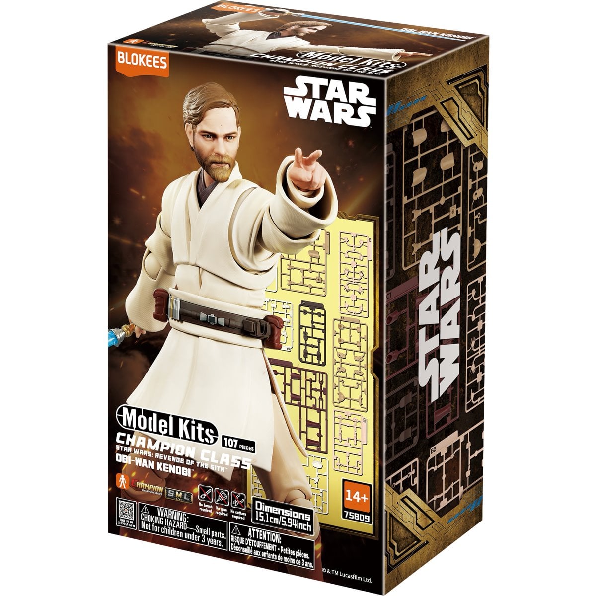 Blokees Star Wars: Revenge of the Sith Obi-Wan Kenobi Classic Class Model Kit