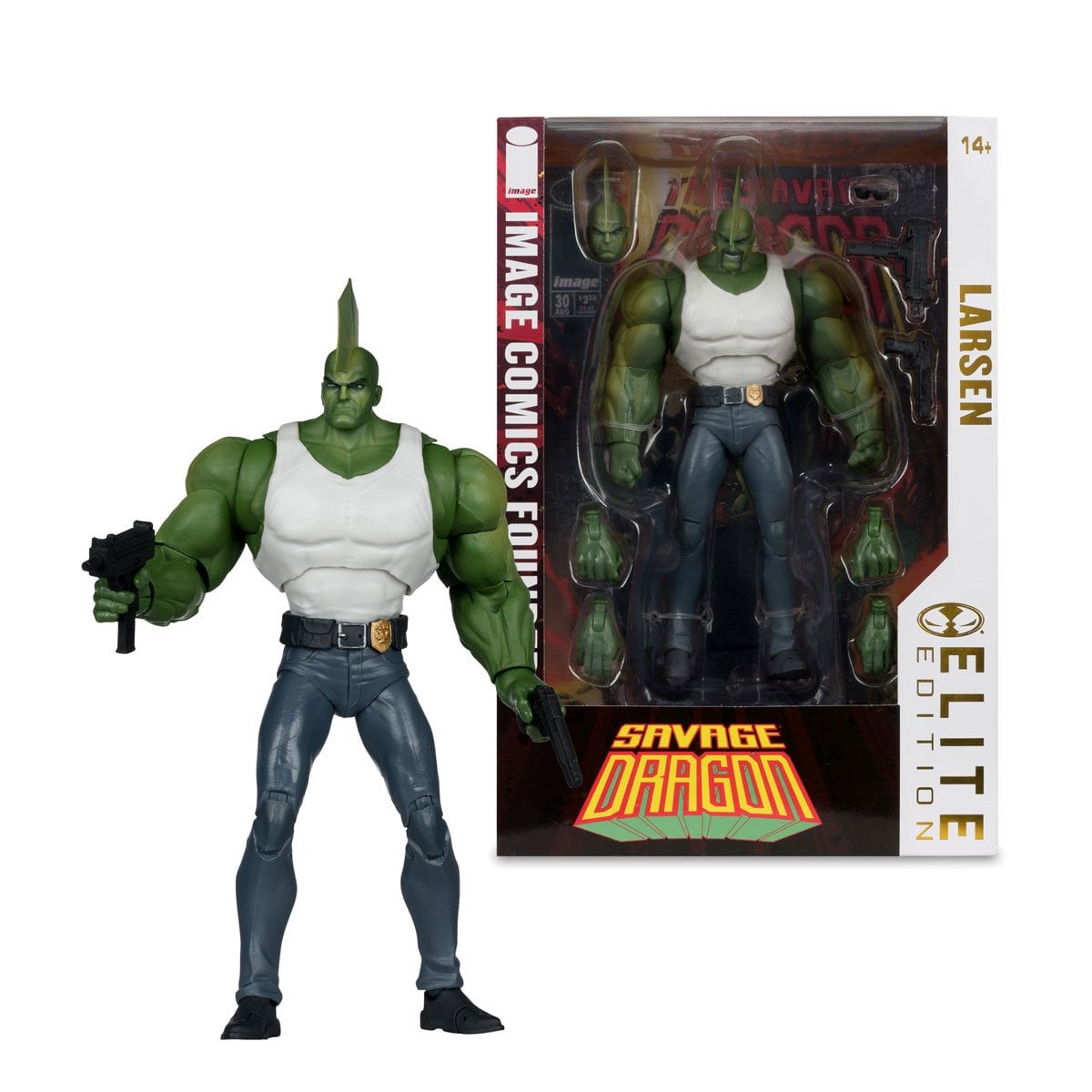 McFarlane Image Comics Founders Series Savage Dragon Elite Edition 7-Inch Deluxe Action Figure