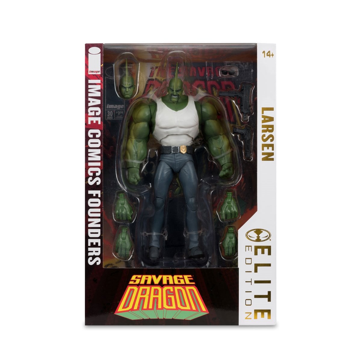 McFarlane Image Comics Founders Series Savage Dragon Elite Edition 7-Inch Deluxe Action Figure