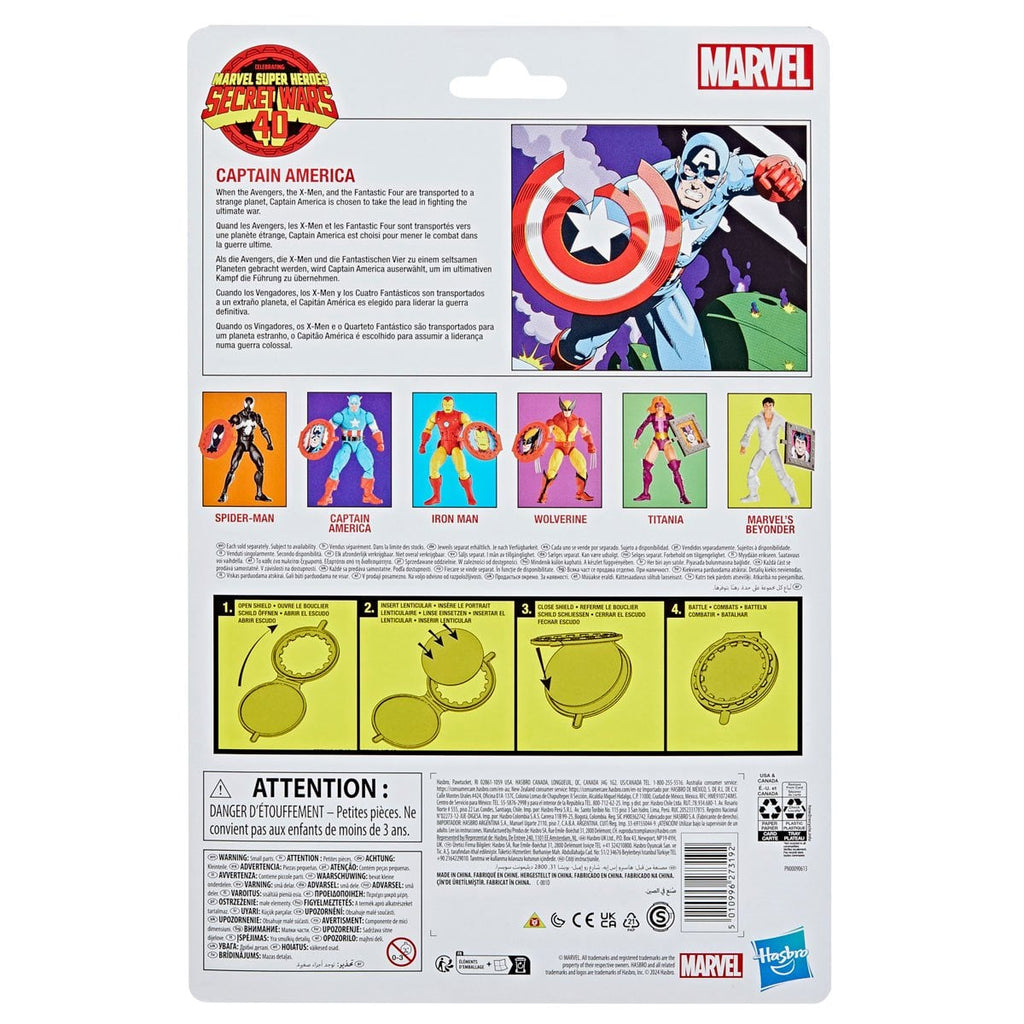 Marvel Legends Secret Wars Captain America 6-Inch Action Figure