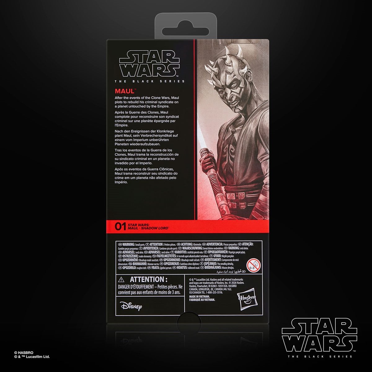 Star Wars: The Black Series Maul Shadow Lord 6-Inch Action Figure