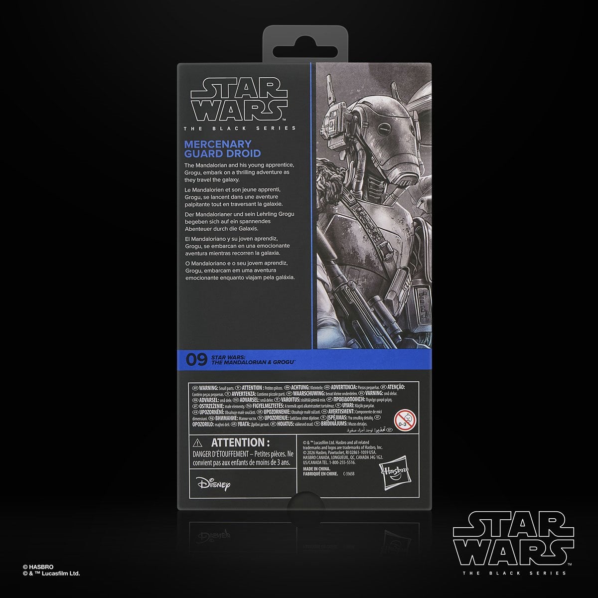 Star Wars The Black Series Mercenary Guard Droid 6-Inch Action Figure