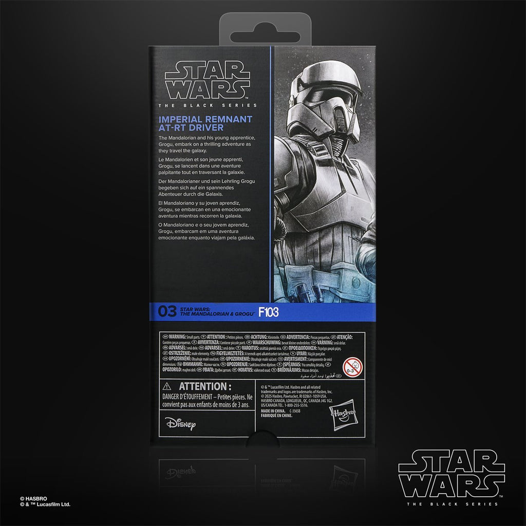 Star Wars The Black Series The Mandalorian & Grogu Imperial Remnant AT-RT Driver 6-Inch Action Figure