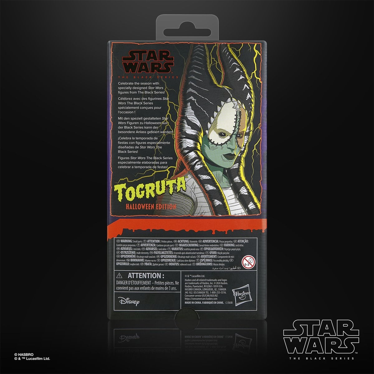 Star Wars The Black Series Togruta (Halloween Edition) 6-Inch Action Figure